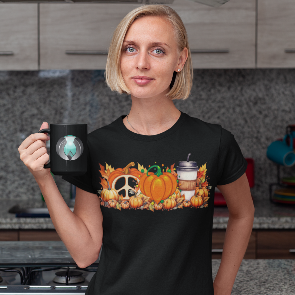 Peace, Love, and Pumkin Spice tshirt , Pumkin Spice Latte shirt - Wilson Design Group