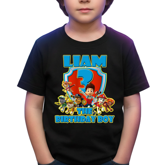 Paw Patrol Birthday Boy Family Matching Shirts