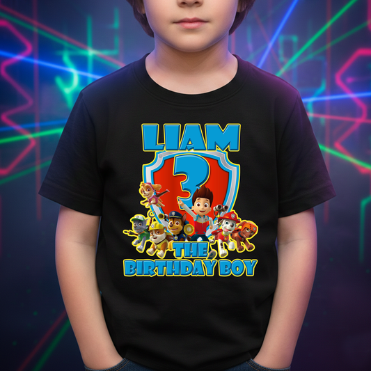 Paw Patrol Birthday Boy Family Matching Shirts