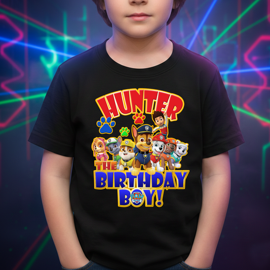 Paw Patrol Birthday Boy Birthday Patrol Family Matching Shirts