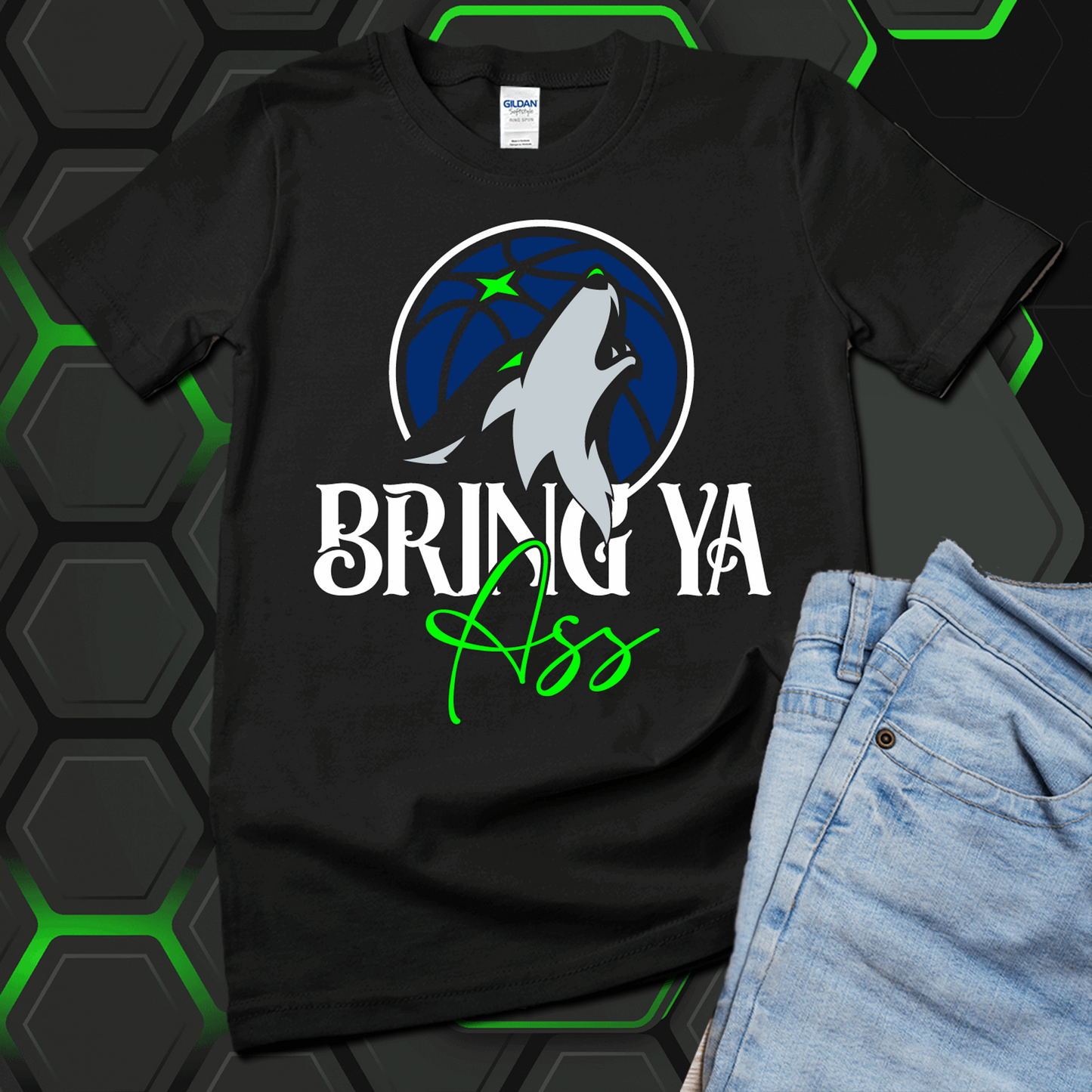 "Bring Ya Ass" T-Shirts, Timberwolves T-Shirt, Anthony Edwards Shirt, mavs final shirts - Wilson Design Group