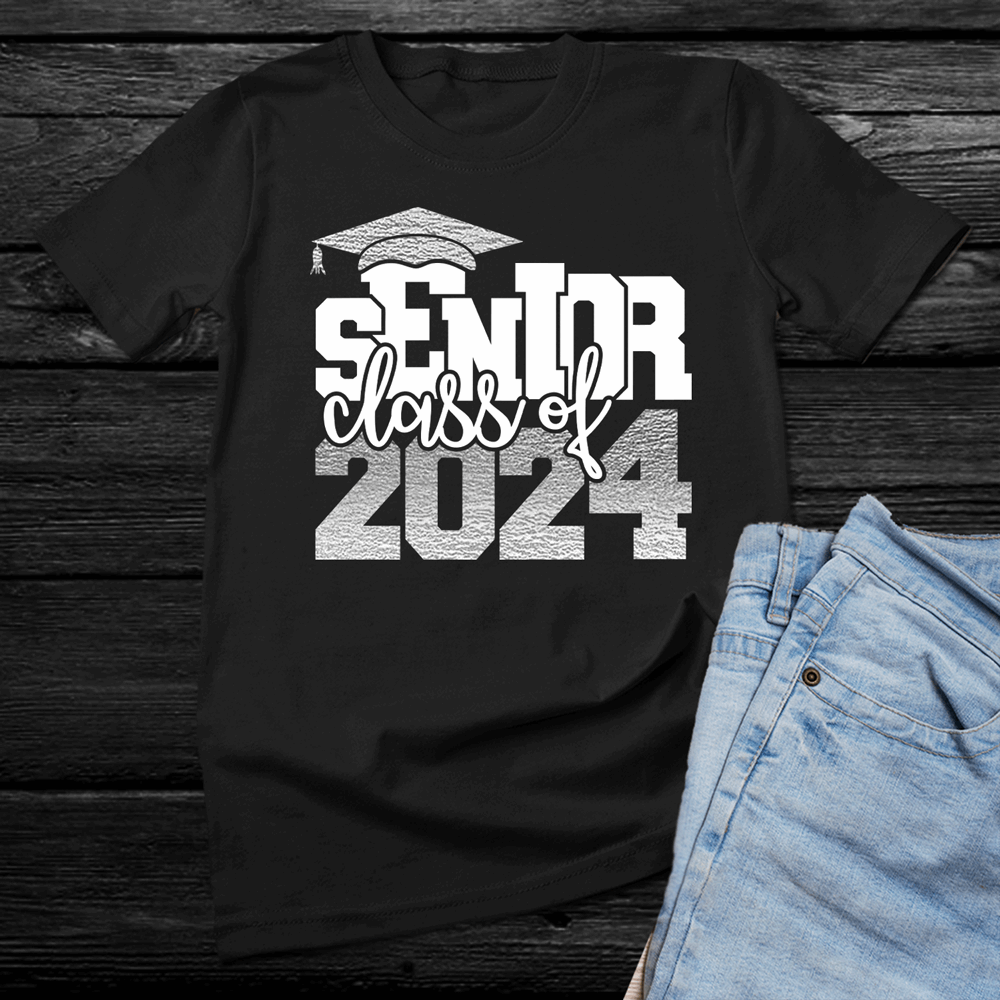 Senior Class of 2024 t-shirt, shirts for graduating seniors (Choose your color) - Wilson Design Group