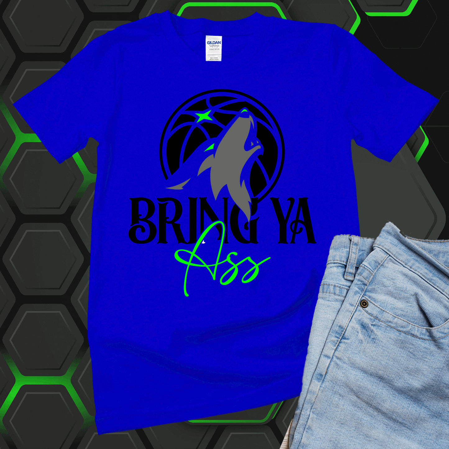 "Bring Ya Ass" T-Shirts, Timberwolves T-Shirt, Anthony Edwards Shirt, mavs final shirts - Wilson Design Group