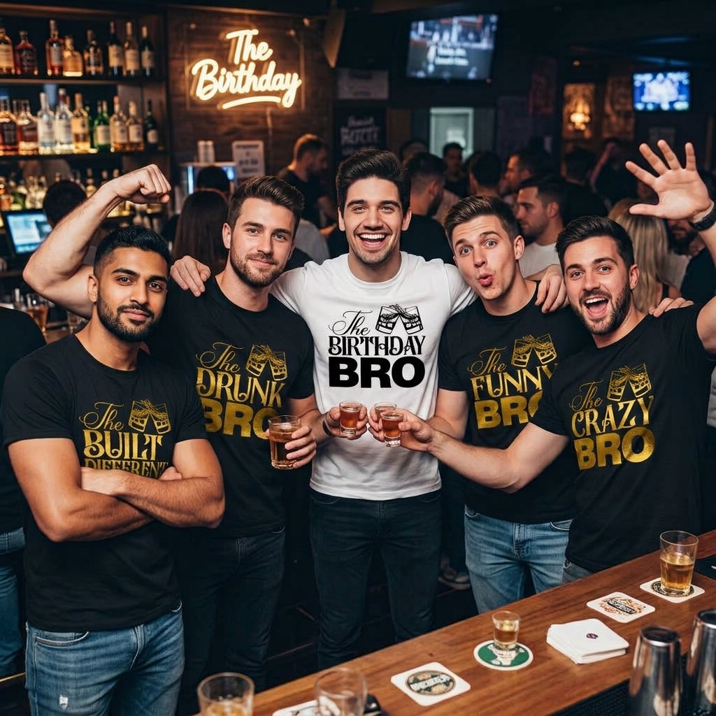 Men Birthday Party Shirts, Birthday Bro Shirt, birthday squad shirts