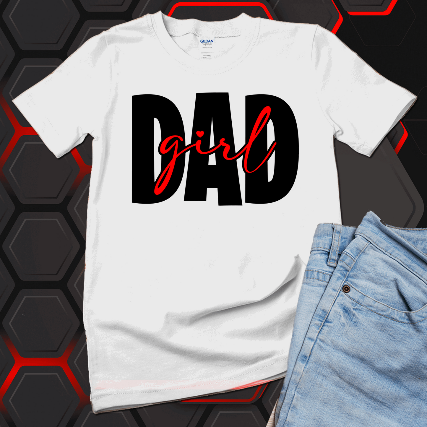 Girl Dad T-Shirt, Girl Dad Hoodie, Gift for Father, Father's Day gift - Wilson Design Group