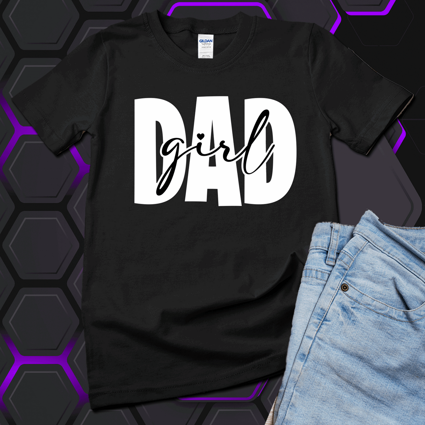 Girl Dad T-Shirt, Girl Dad Hoodie, Gift for Father, Father's Day gift - Wilson Design Group