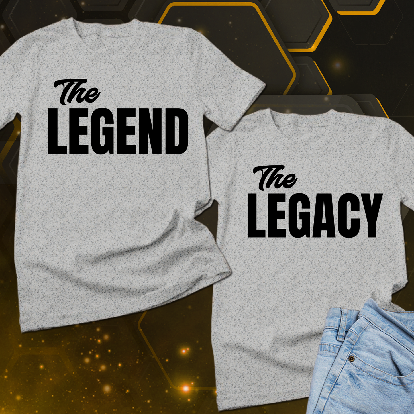 Father Son Matching Shirts, Fathers Day Gift from Child, The Legend Father Shirt