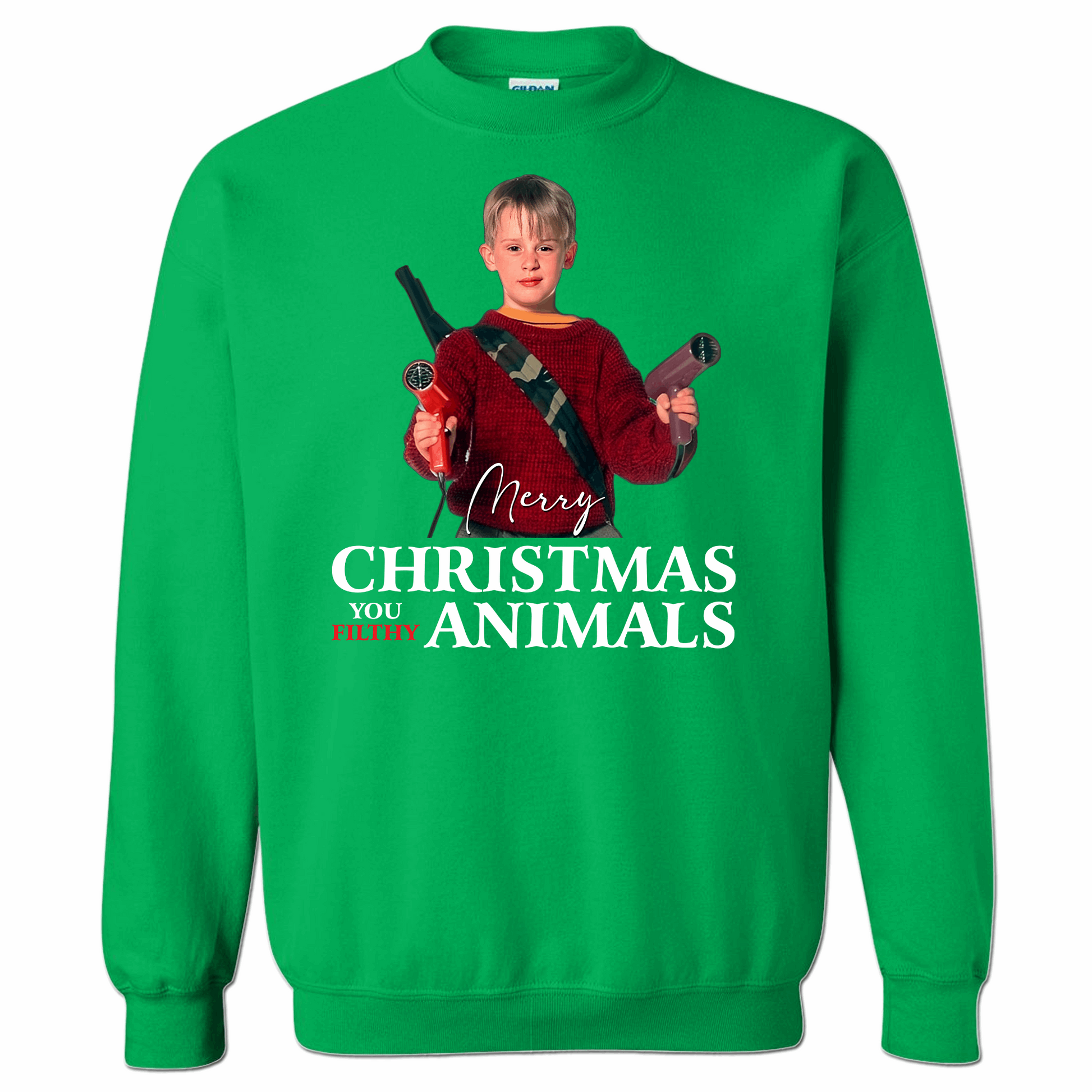 Home Alone Christmas Shirt, Merry Christmas you filthy animal, family matching Christmas shirt - Wilson Design Group