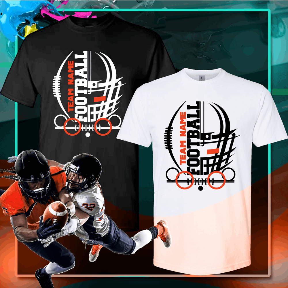 Custom football shirt, Football spirit shirts, football shirts designs - Wilson Design Group