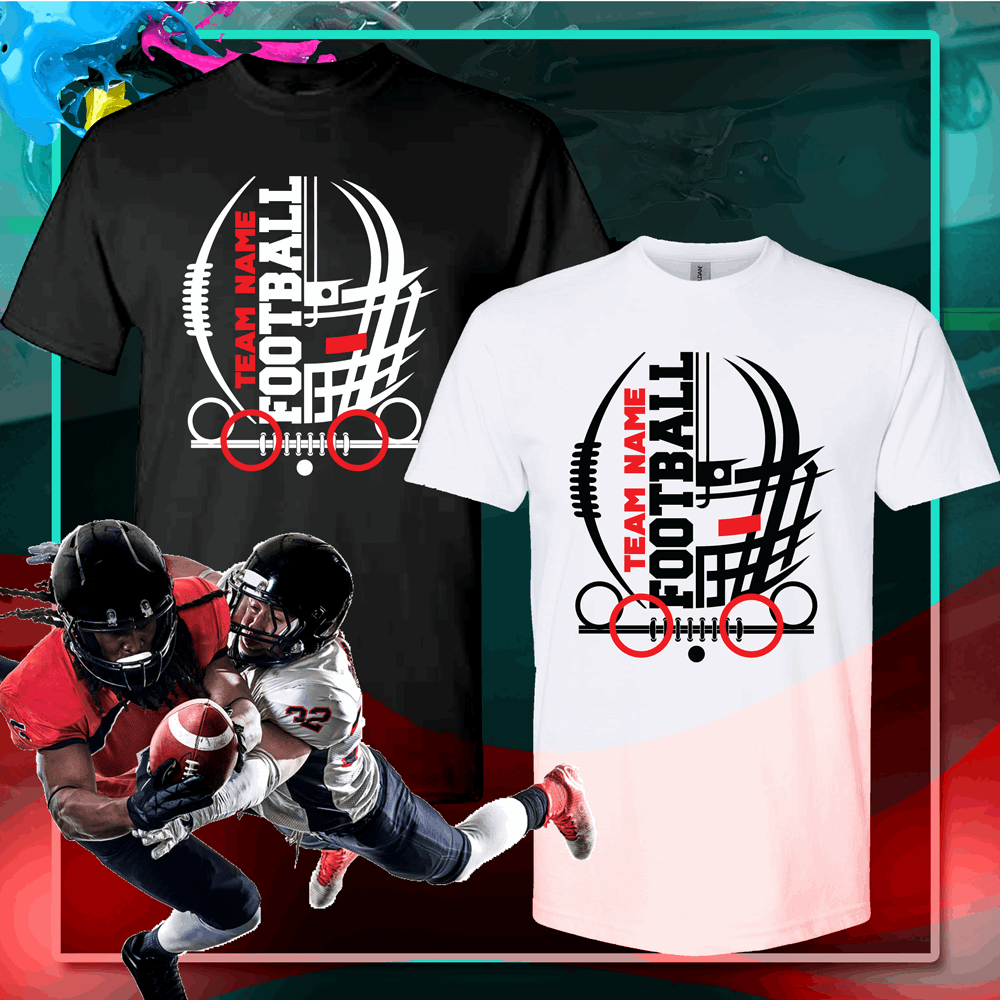 Custom football shirt, Football spirit shirts, football shirts designs - Wilson Design Group