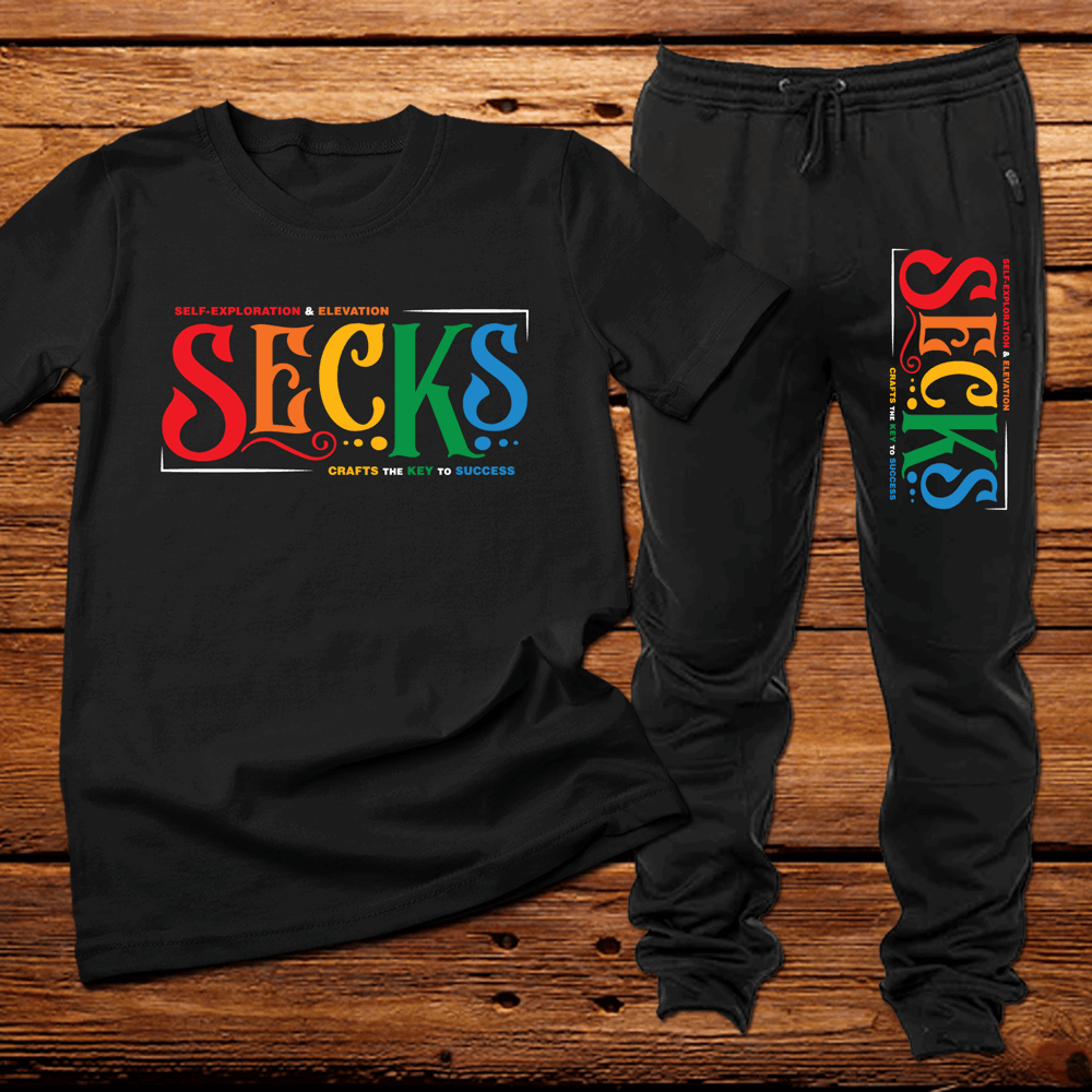 Secks Logo Outfit, Rainbow Pride Month Collection SECKS Clothing, sexy fun apparel - Wilson Design Group