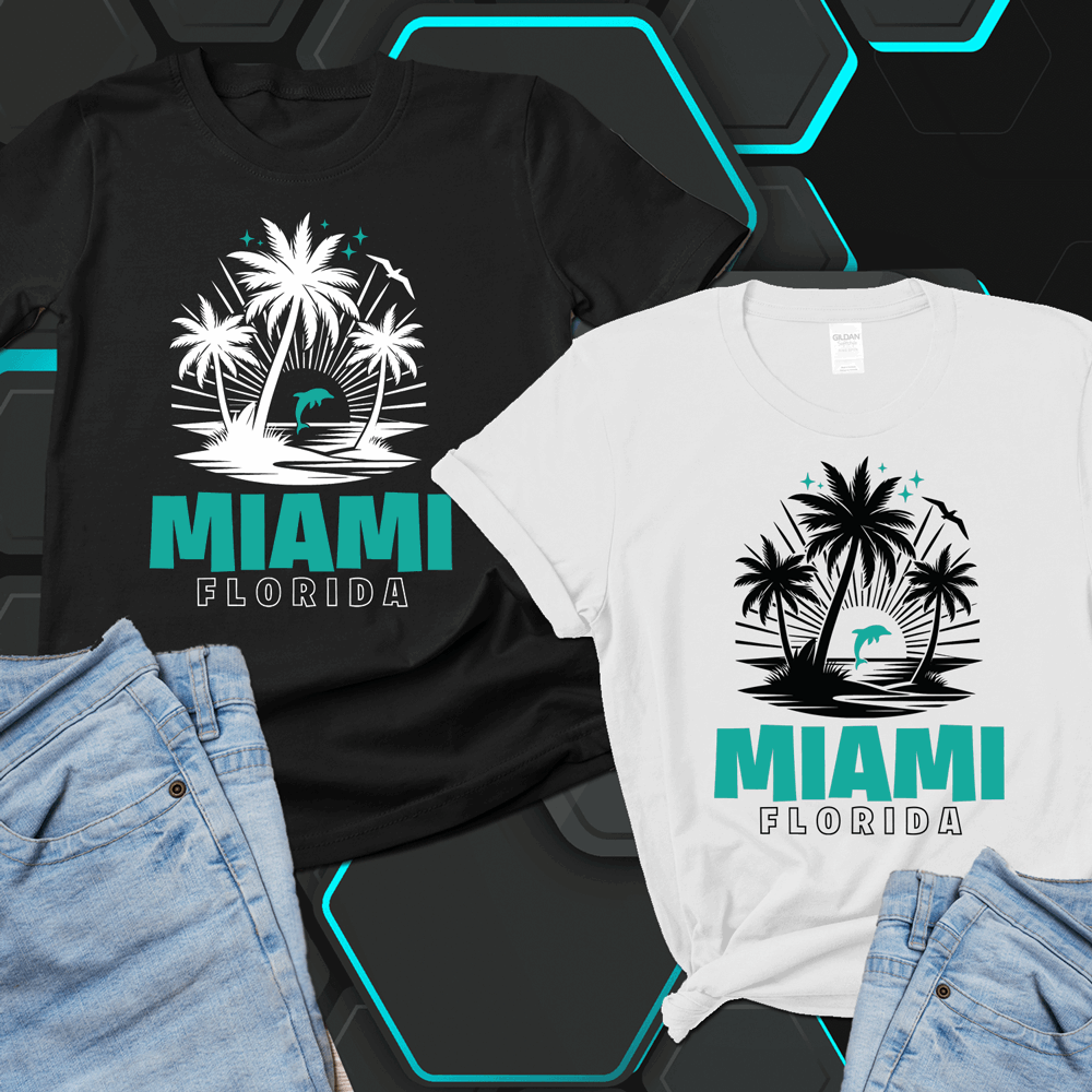 Dolphin Jump Miami shirt, Miami Florida Shirt - Wilson Design Group