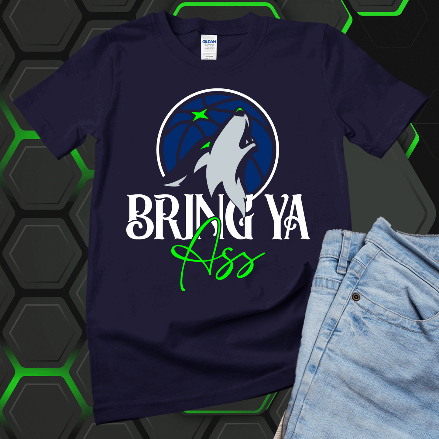 "Bring Ya Ass" T-Shirts, Timberwolves T-Shirt, Anthony Edwards Shirt, mavs final shirts - Wilson Design Group