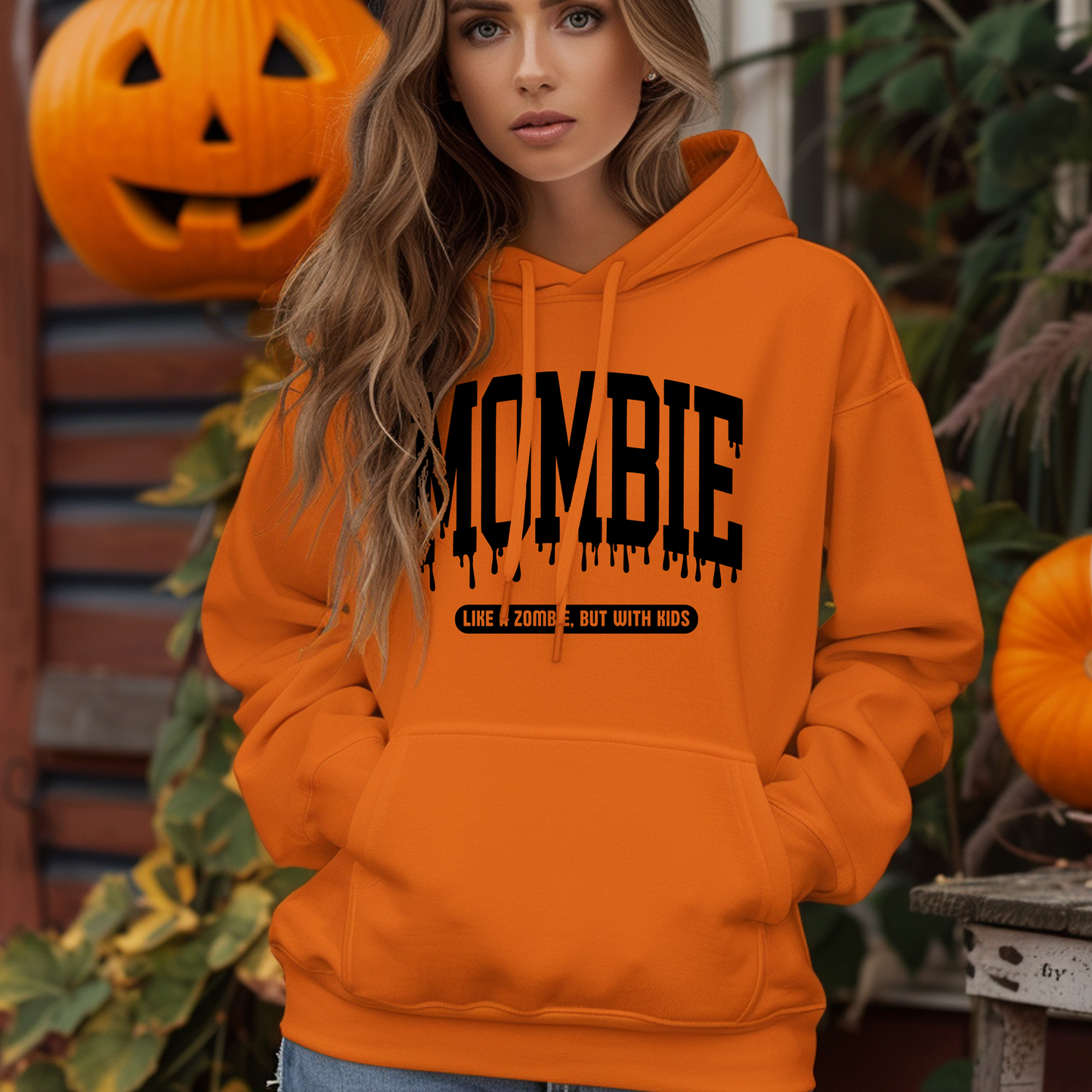 Mombie Halloween Shirt, Fall Sweater, Mom Halloween Shirt, halloween shirts women, cute halloween shirt