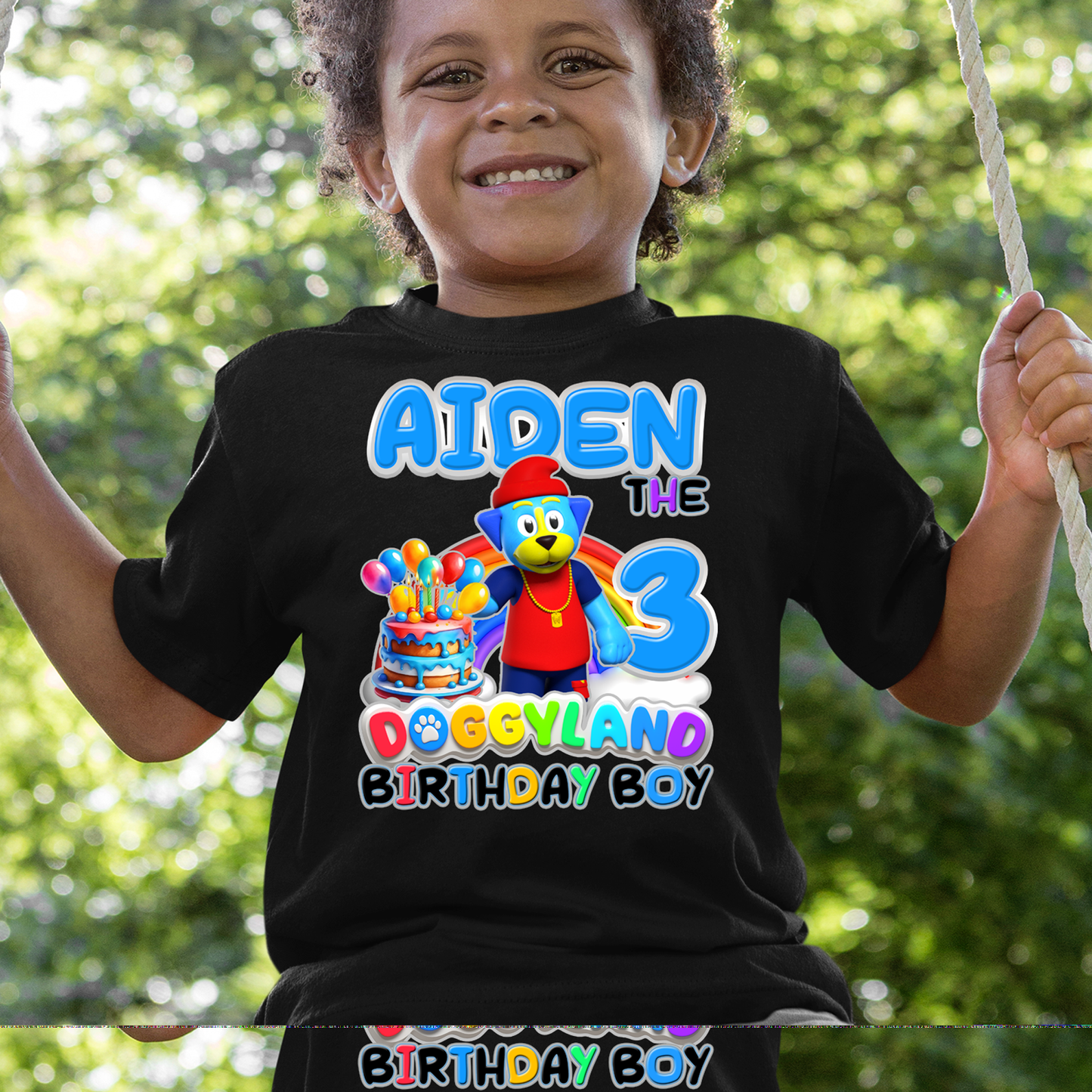 Doggyland Birthday Boy shirt, Doggyland Matching Family Birthday Shirts - Wilson Design Group