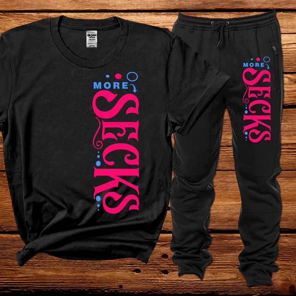 Cotton Candy More Secks Outfit, Pink and Light Blue Collection SECKS Clothing, sexy fun apparel - Wilson Design Group