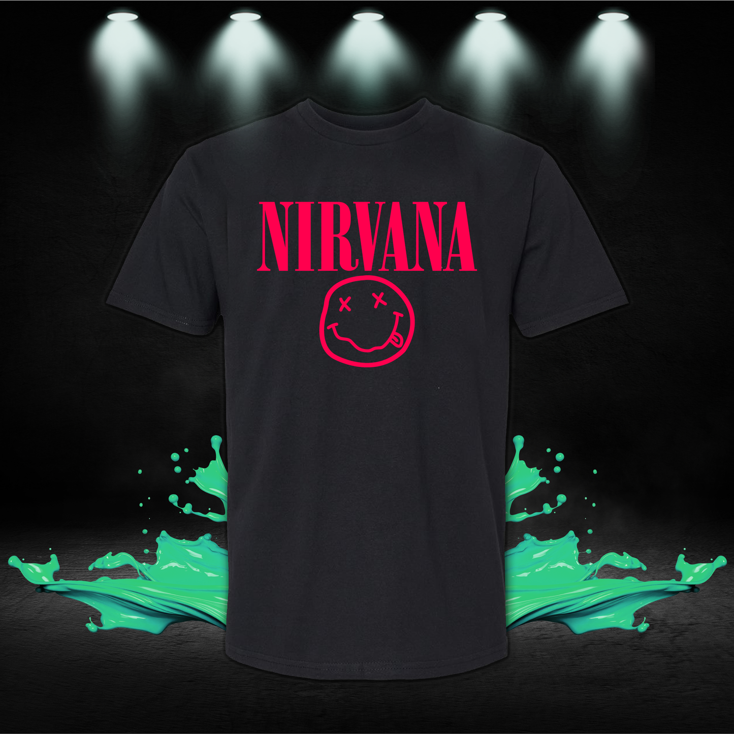 Nirvana t shirt, Custom Nirvana shirt