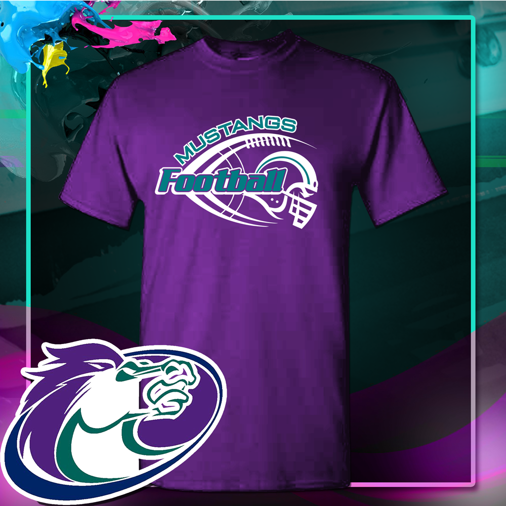Mustangs Football Shirt - Wilson Design Group