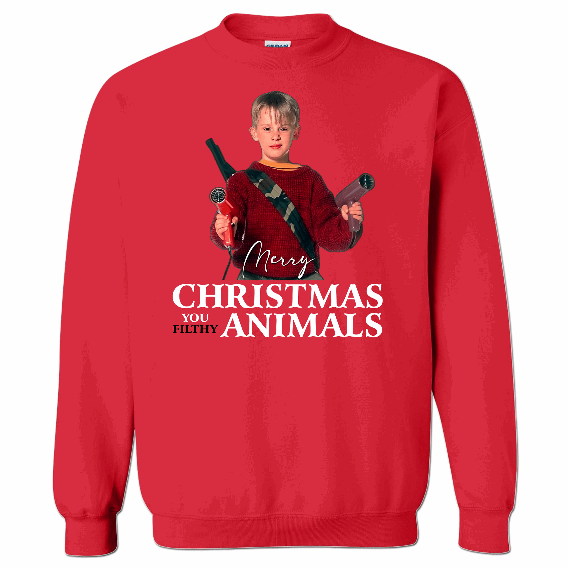 Home Alone Christmas Shirt, Merry Christmas you filthy animal, family matching Christmas shirt - Wilson Design Group