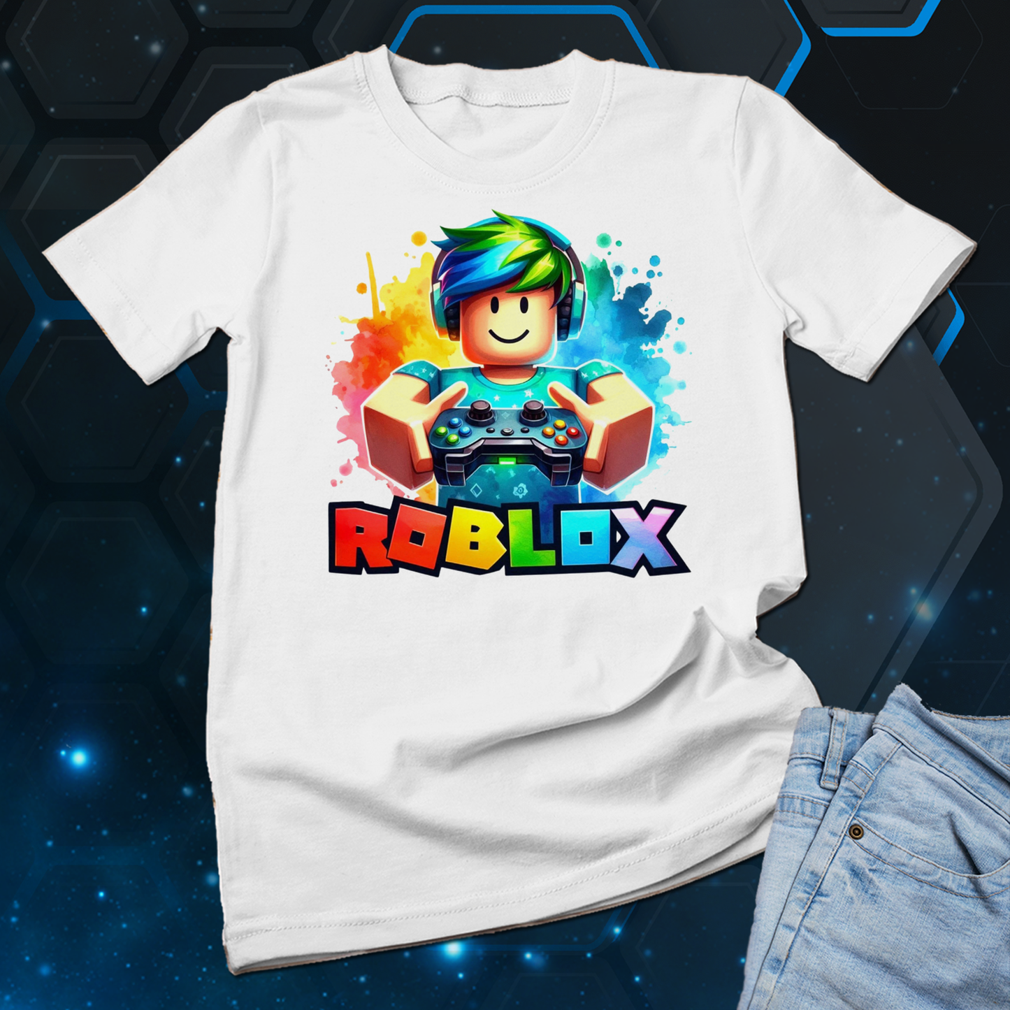 Colorful roblox t Shirt, gamer shirt, Sweatshirt, and Hoodie - Wilson Design Group