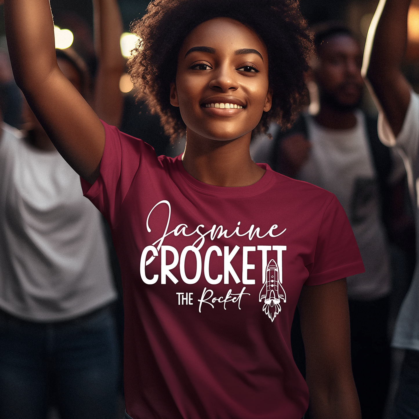 Jasmine Crockett Rocket t shirt, Jasmine Crockett T-Shirt - Wilson Design Group