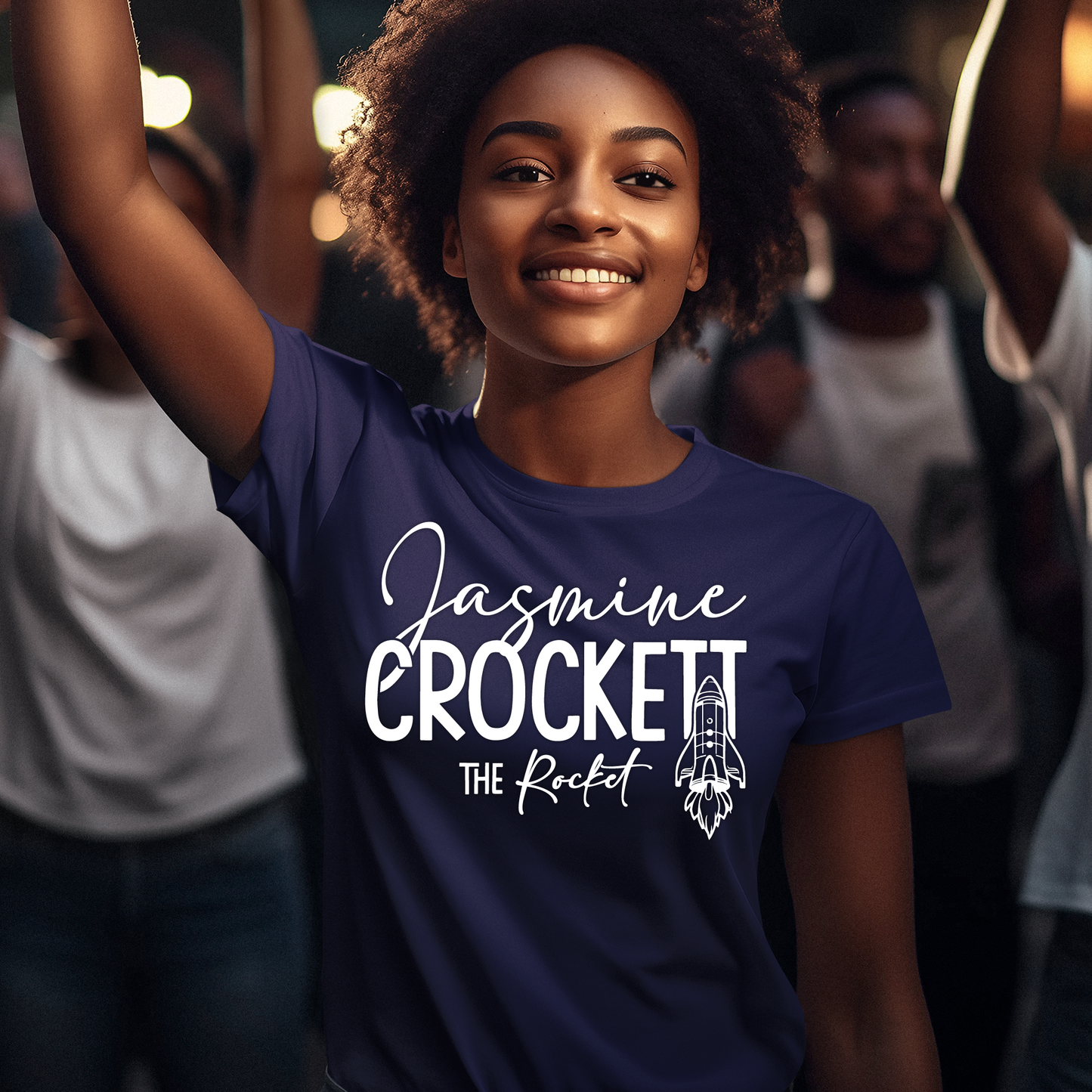 Jasmine Crockett Rocket t shirt, Jasmine Crockett T-Shirt - Wilson Design Group