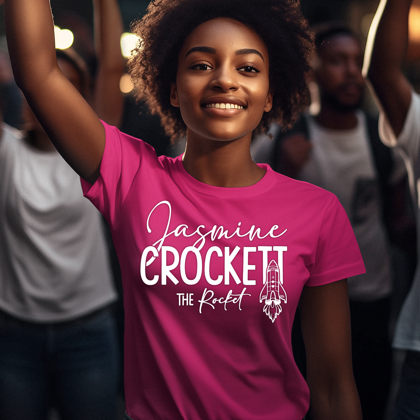 Jasmine Crockett Rocket t shirt, Jasmine Crockett T-Shirt - Wilson Design Group