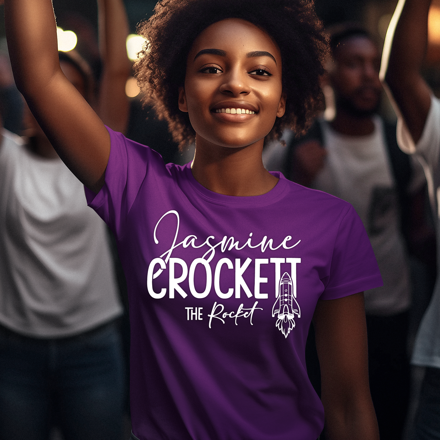 Jasmine Crockett Rocket t shirt, Jasmine Crockett T-Shirt - Wilson Design Group
