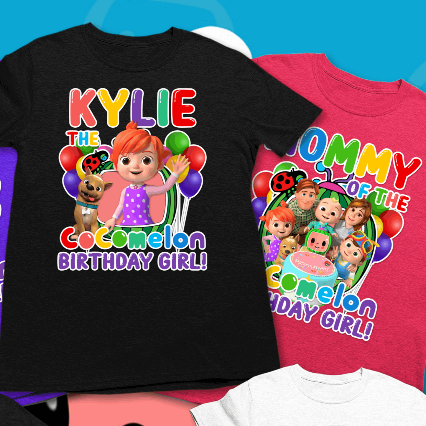 Cocomelon Birthday Girl Family Matching Shirts - Wilson Design Group