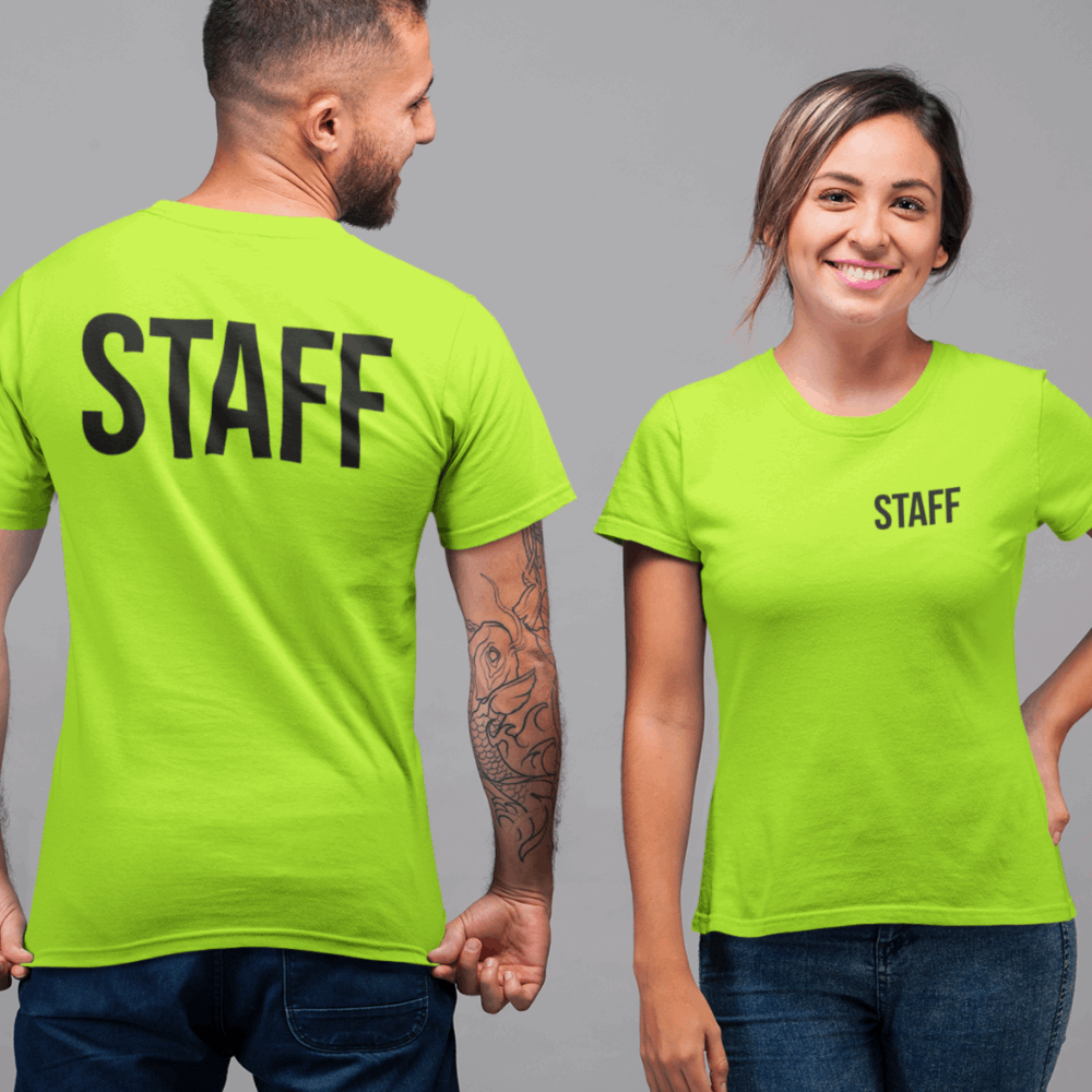 Safety Color Staff Shirts, Staff T Shirts - Wilson Design Group