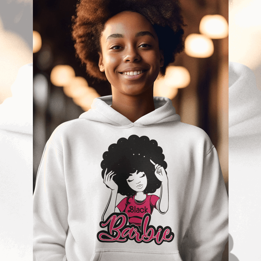 Black barbie shirt, Black barbie sweatshirt, barbie shirts, black history month shirts - Wilson Design Group