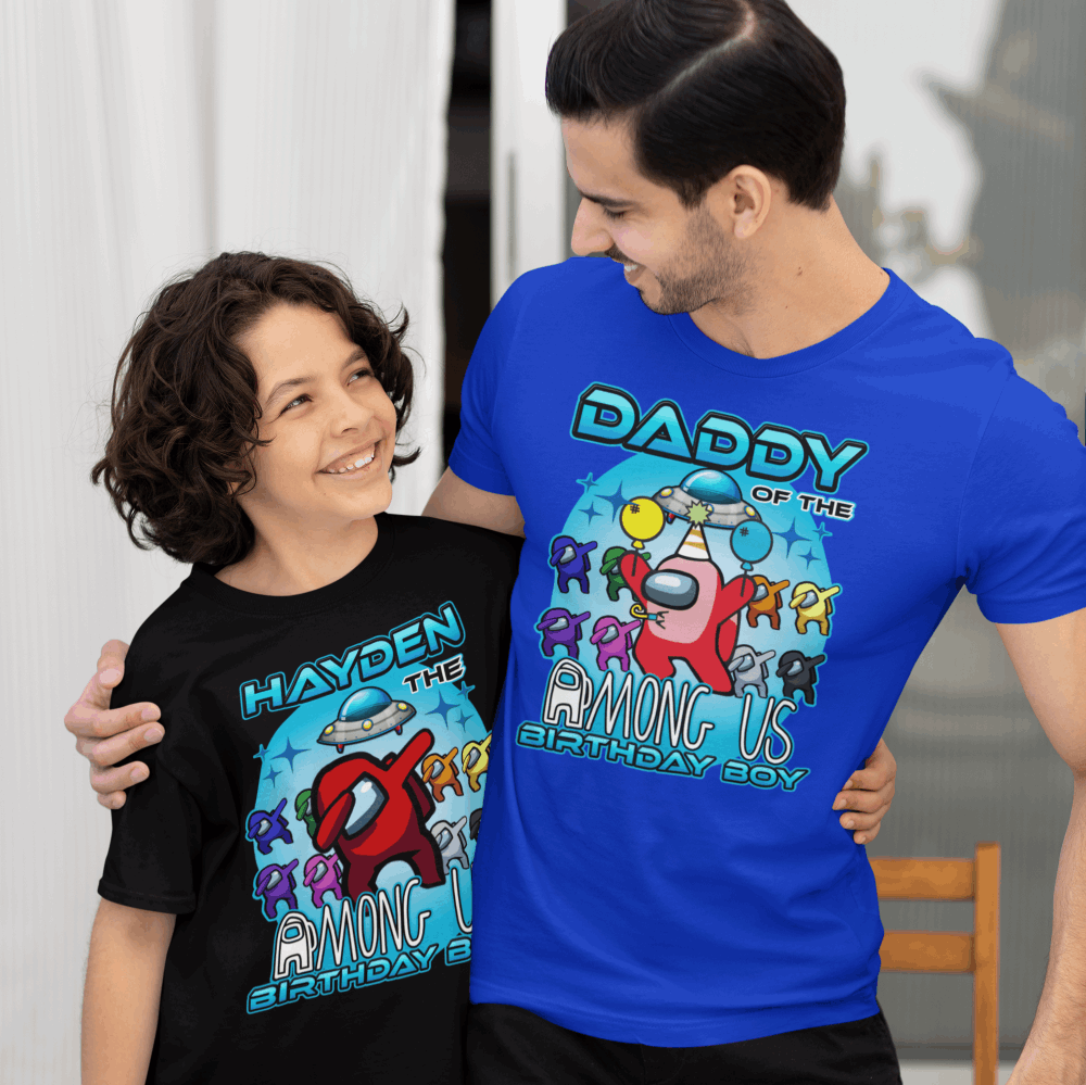 Among Us Birthday Boy shirt, Gamer Matching Family Birthday Shirts - Wilson Design Group