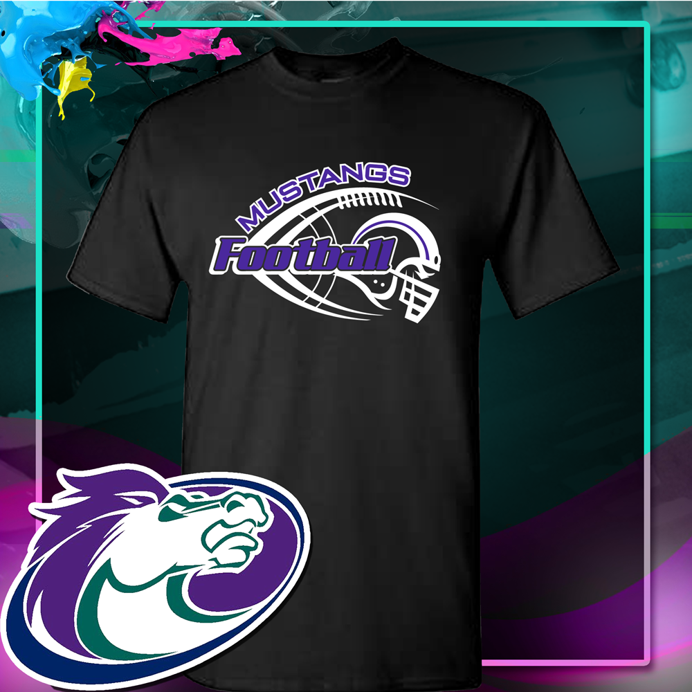 Mustangs Football Shirt - Wilson Design Group