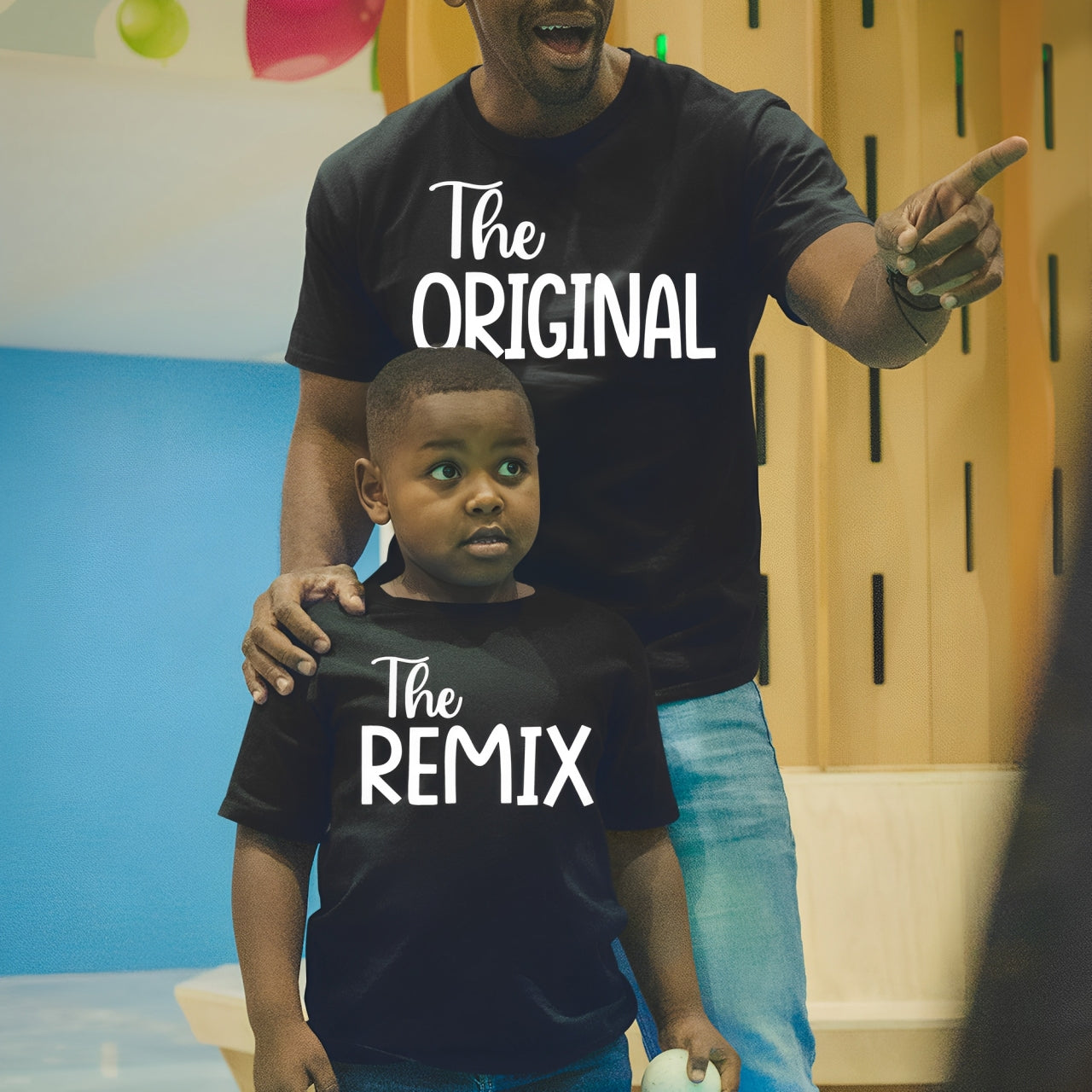 Matching Original Remix Shirts | father son matching shirts | Father Son Shirts | T shirt Set for New Dad