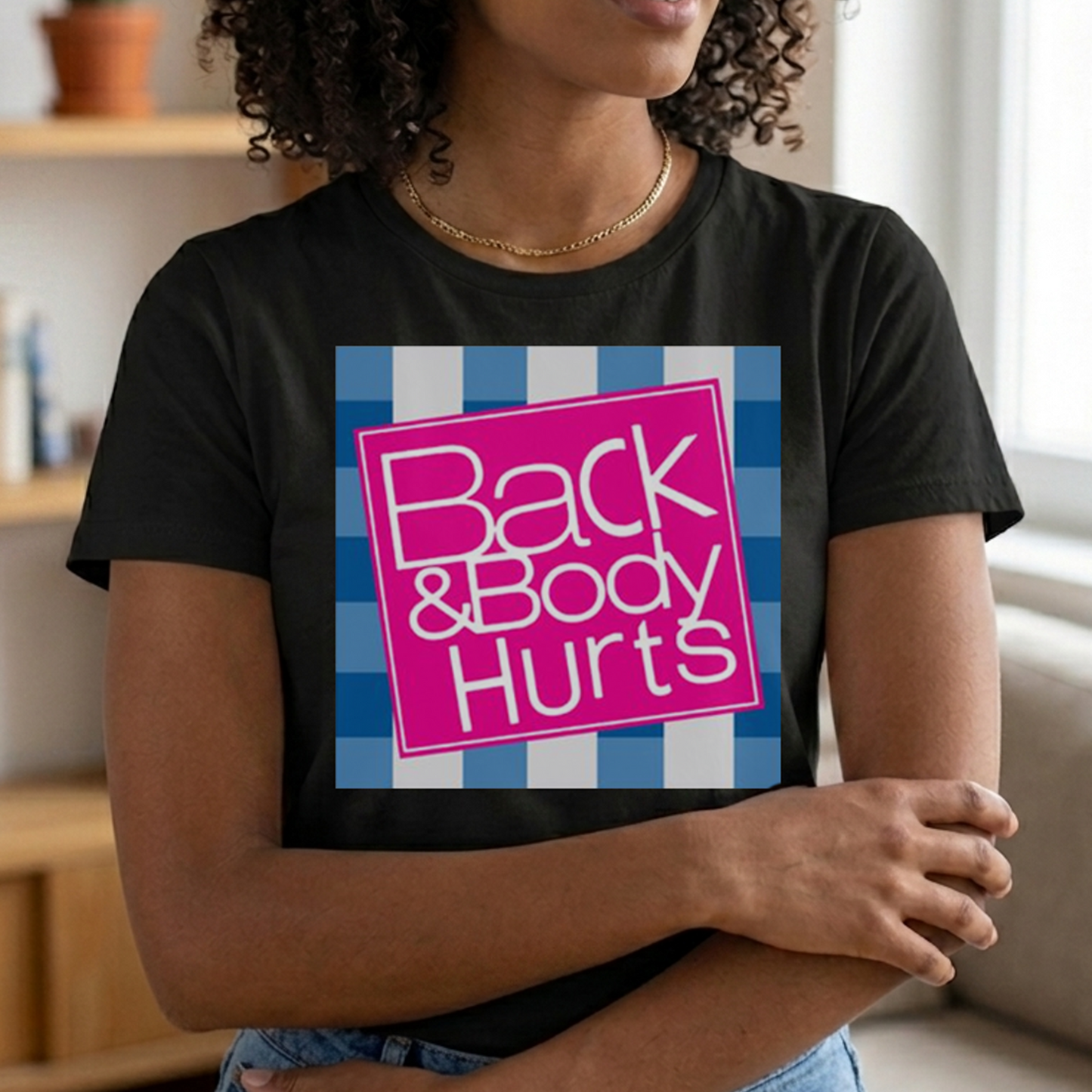 Back and Body Hurts Shirt, Funny Gym T-Shirt, Sarcastic Graphic Tee, Millennial Humor Workout Top, Funny Getting Older Gift, Unisex Comfy Tee