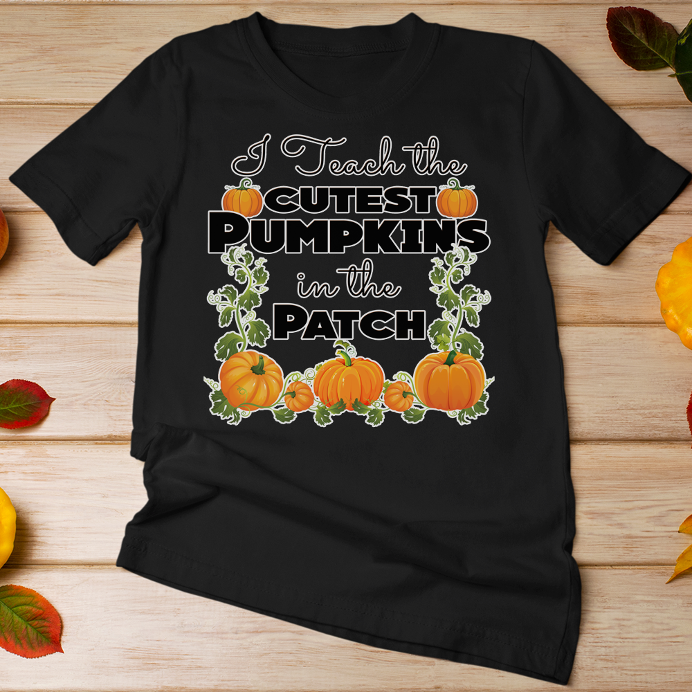 I teach the cutest pumpkins in the patch sweatshirt, teacher halloween sweatshirt - Wilson Design Group