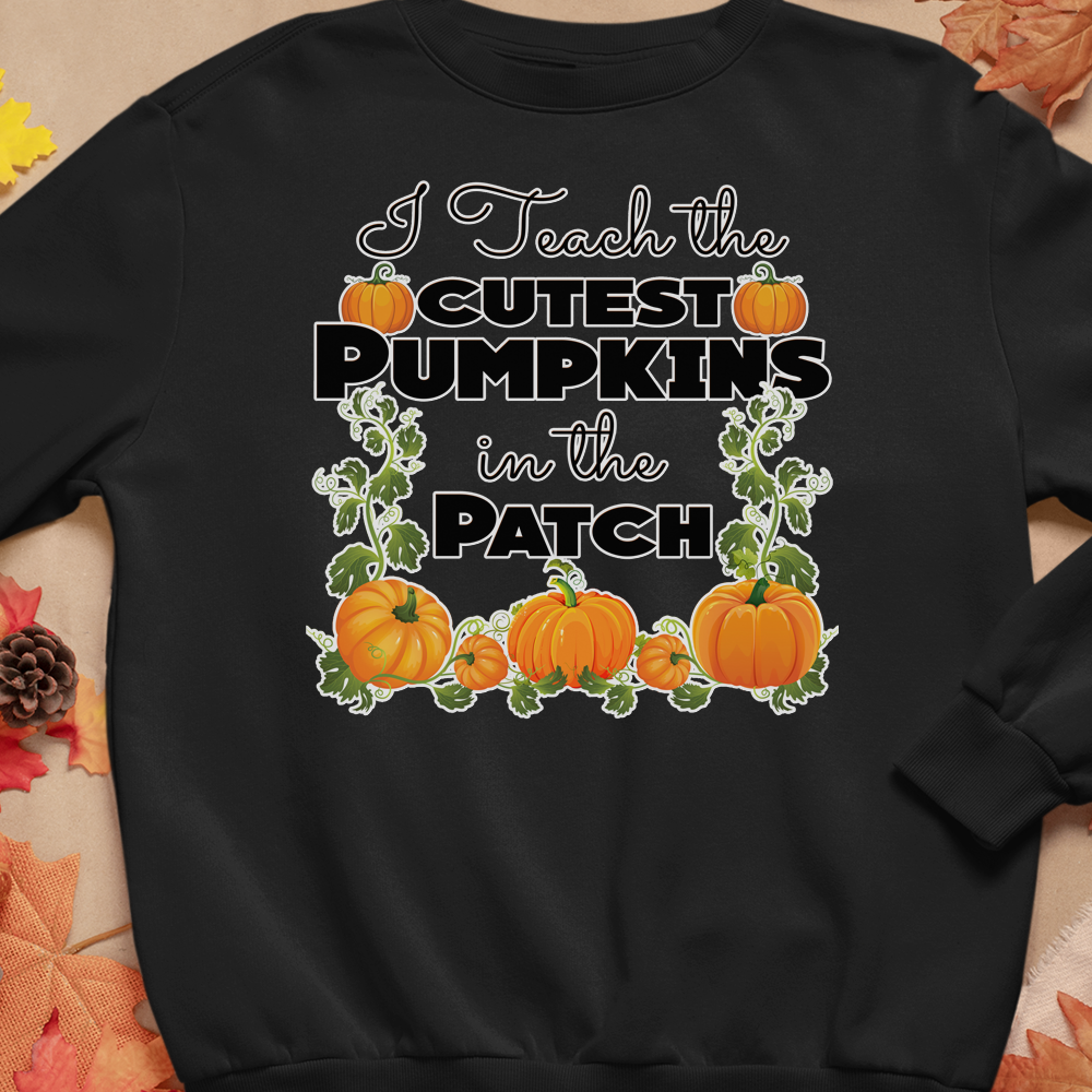 I teach the cutest pumpkins in the patch shirt, teacher halloween shirt - Wilson Design Group
