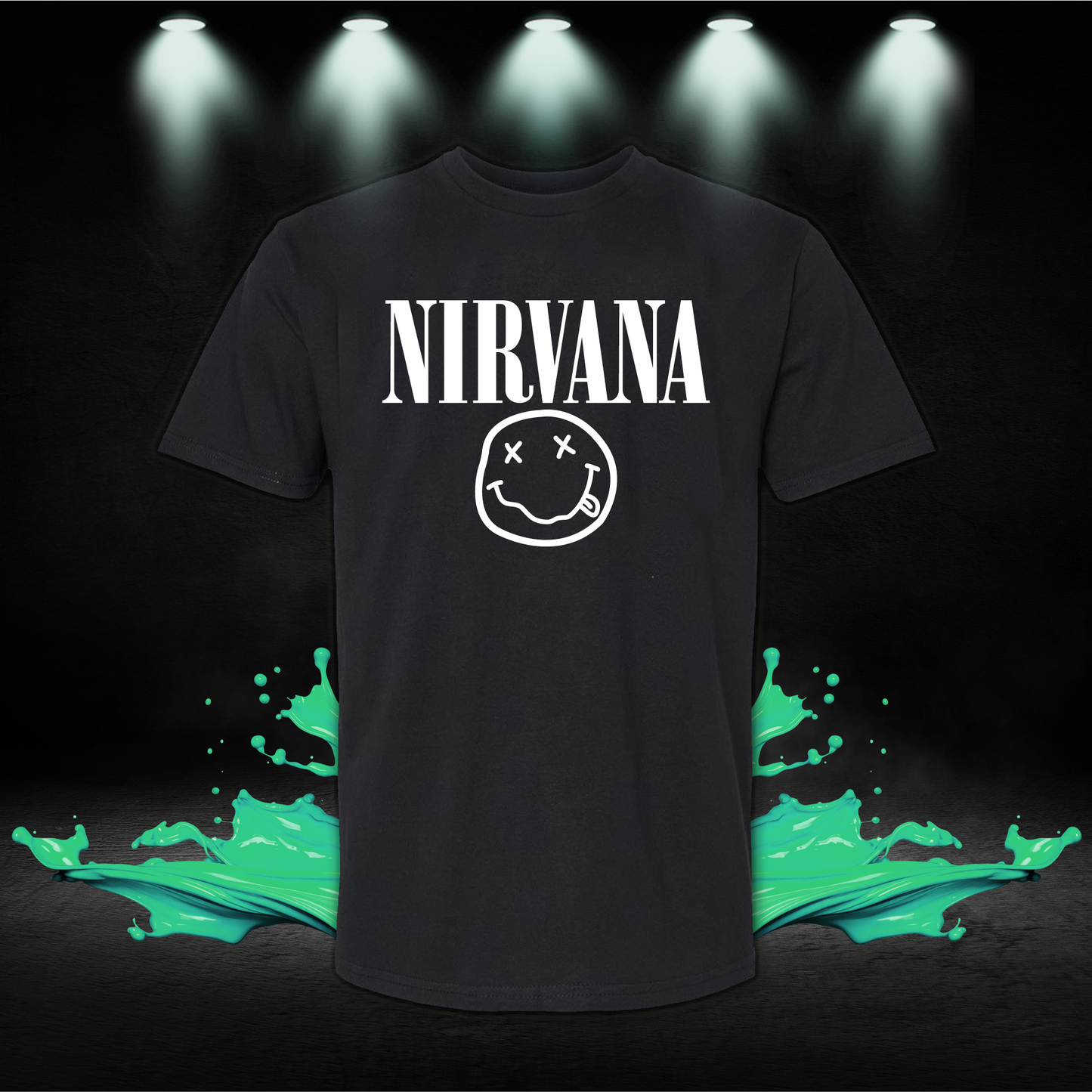 Nirvana t shirt, Custom Nirvana shirt