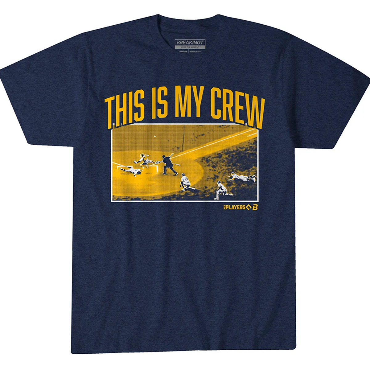 Brewers This Is My Crew shirts Milwaukee Baseball Graphic T-Shirt | Game Day Apparel