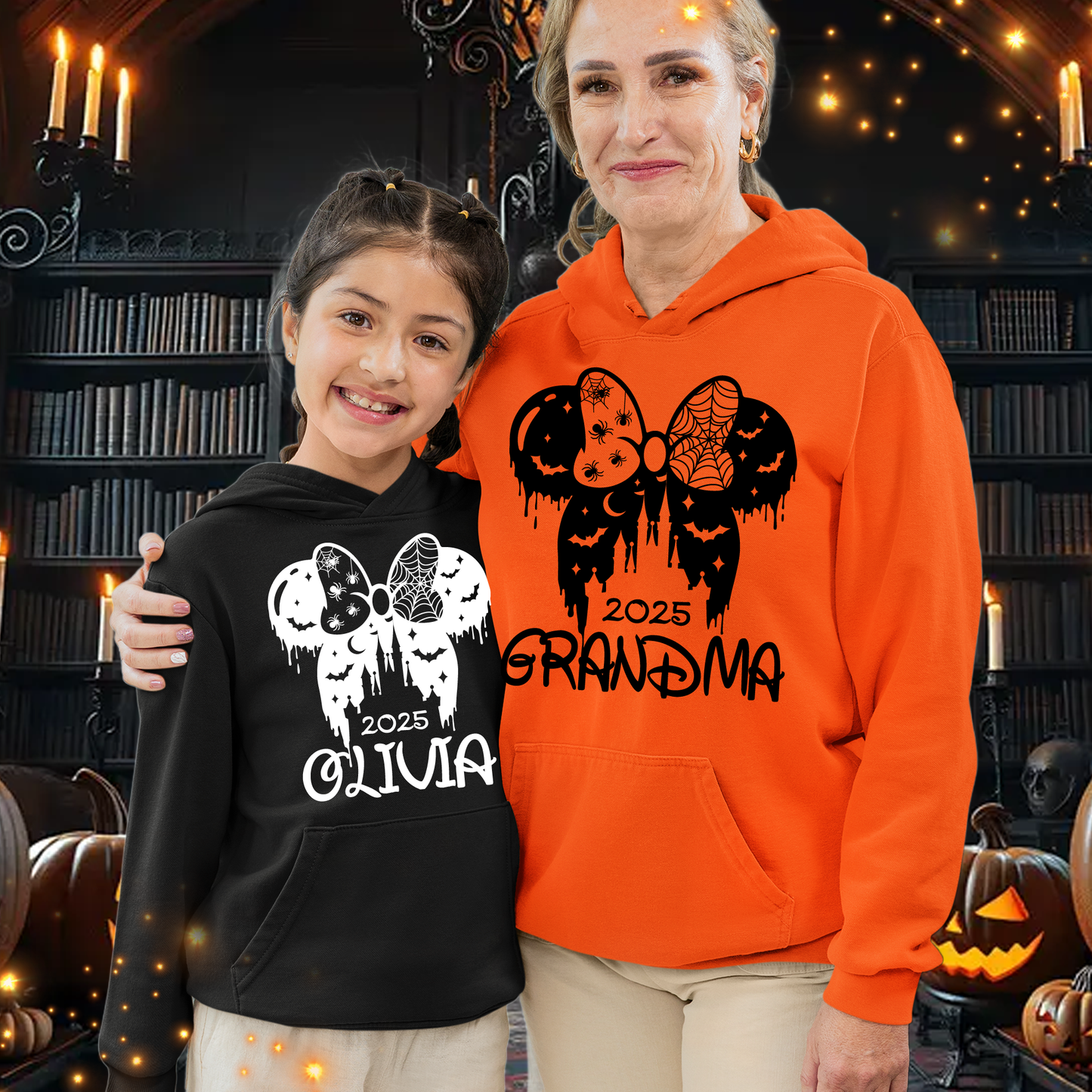 Disneyland Mickey Minnie Halloween Shirts, Personalized Disneyland Halloween family shirts, Mickey's Not So Scary Halloween Party, Magic Kingdom Shir