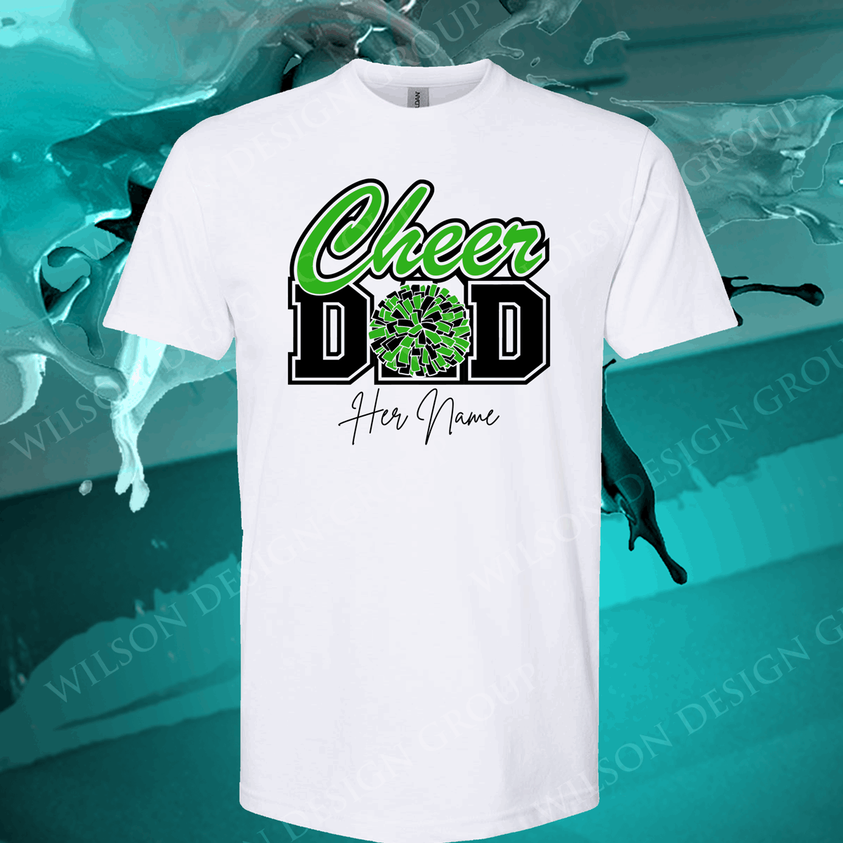 Cheer Dad T-Shirt - Wilson Design Group