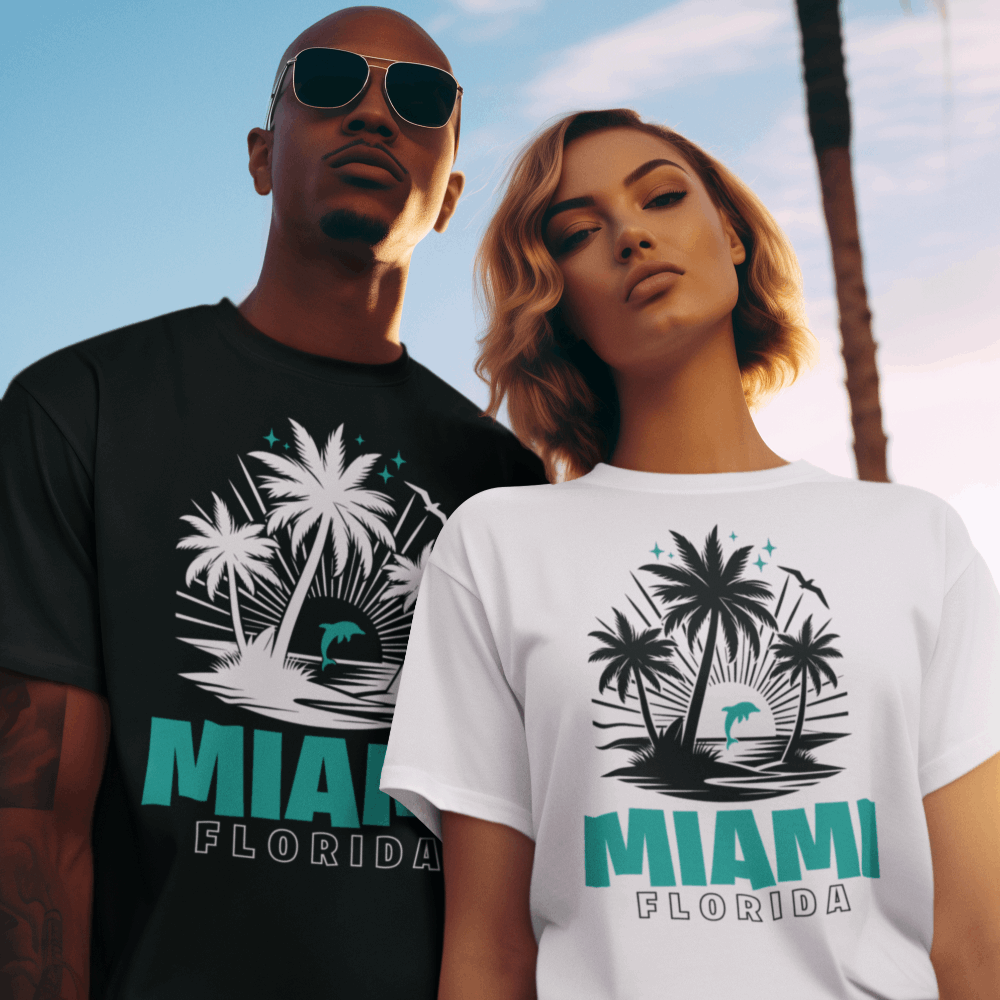 Dolphin Jump Miami shirt, Miami Florida Shirt - Wilson Design Group