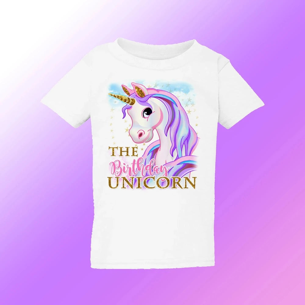 Unicorn Princess Birthday Party Shirts, birthday shirts for family - Wilson Design Group