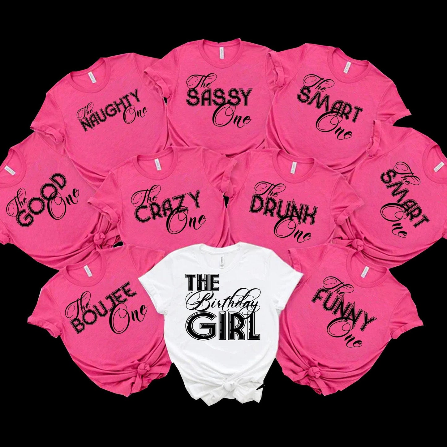 Birthday Party Shirts, Birthday Girl, Birthday Entourage, birthday squad shirts - Wilson Design Group