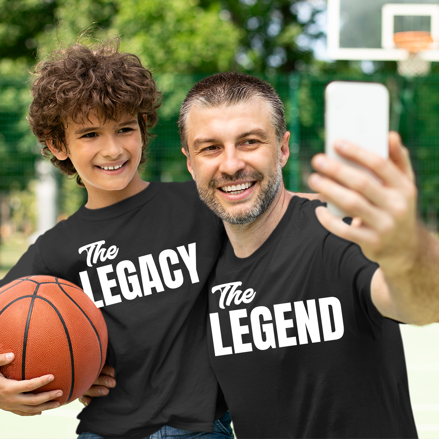 Father Son Matching Shirts, Fathers Day Gift from Child, The Legend Father Shirt