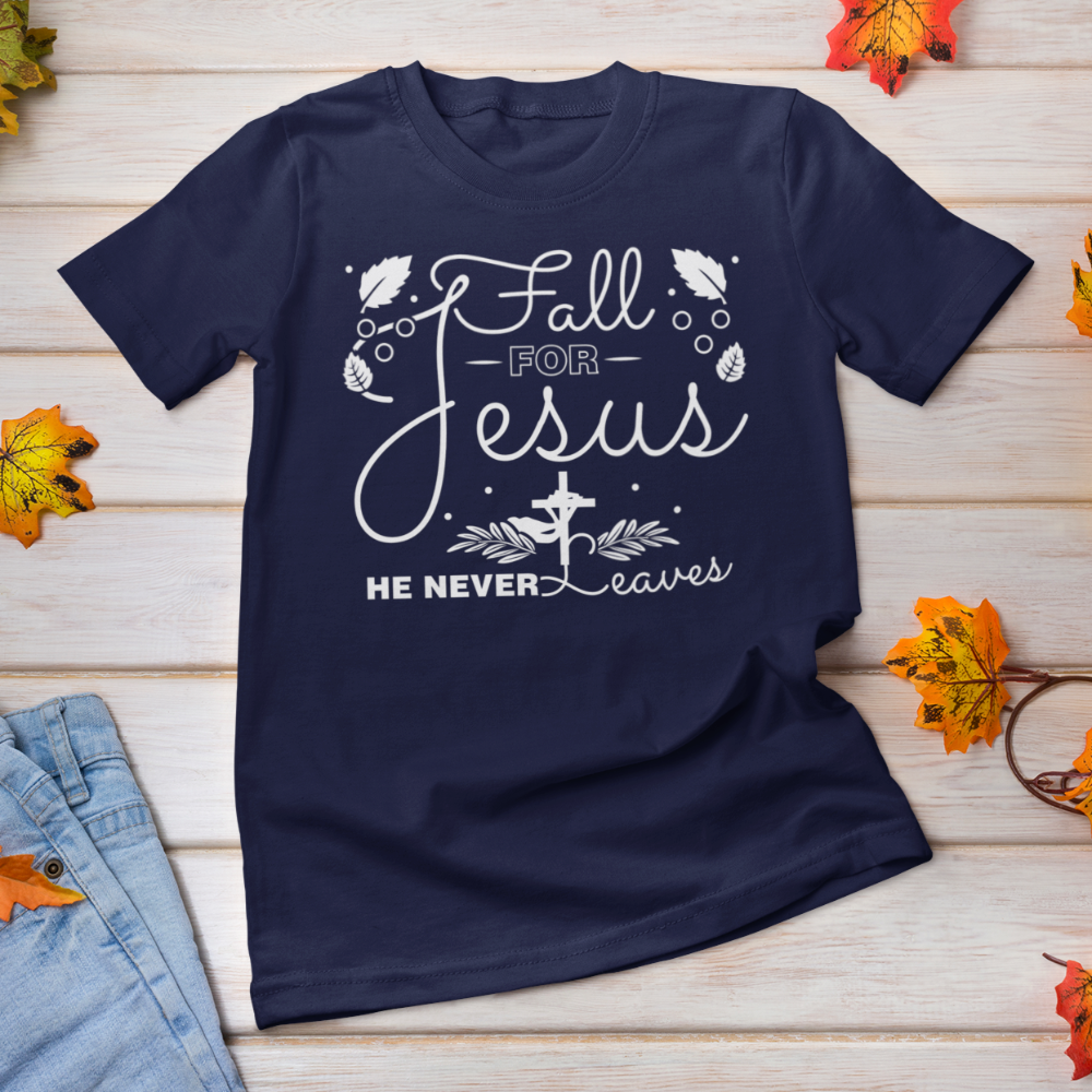Fall for Jesus shirt / Fall Autumn Christian T-Shirt - Wilson Design Group