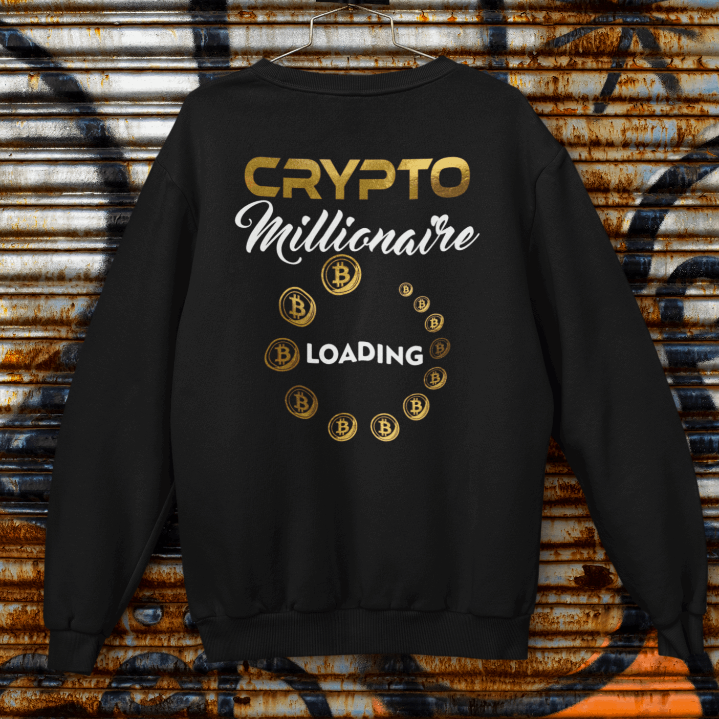 Crypto Millionaire Loading T-Shirt, Sweatshirt, Hoodie - Wilson Design Group