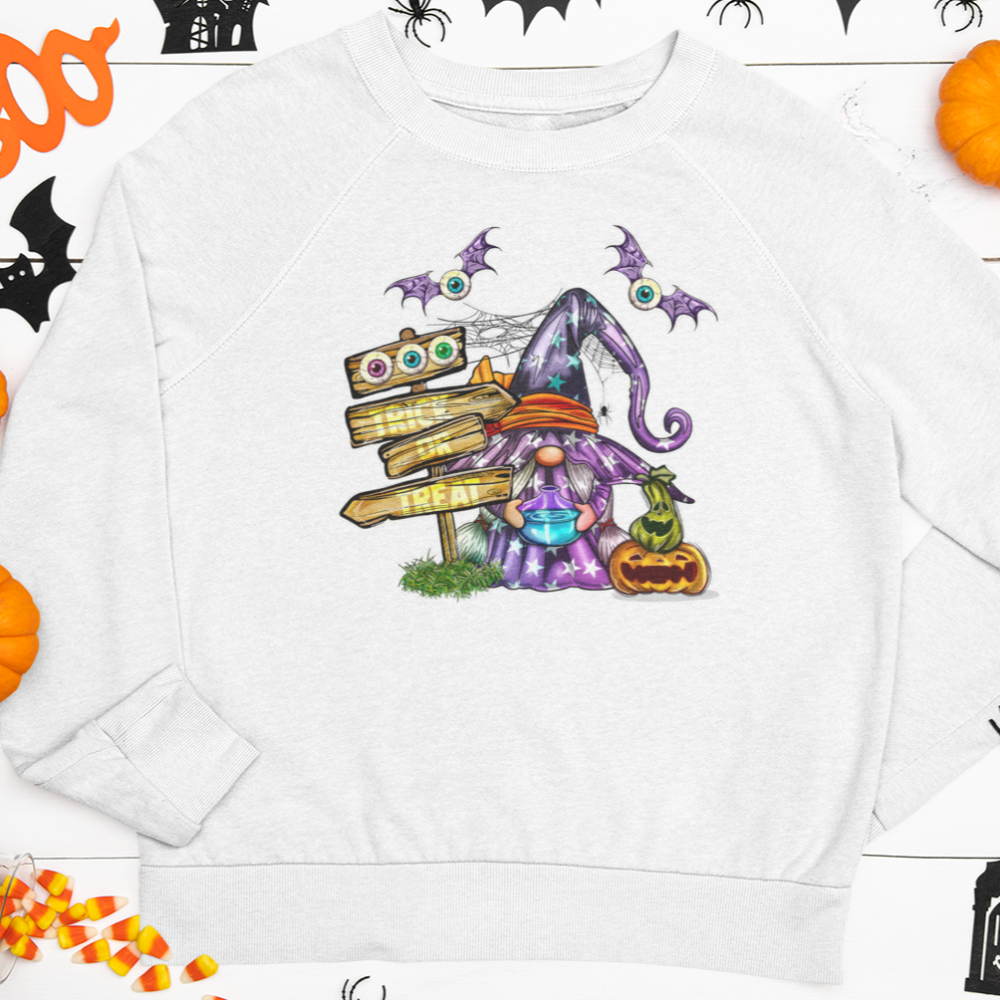 Trick or Treat Gnome sweatshirt / Hoodie, Fall Sweatshirt - Wilson Design Group