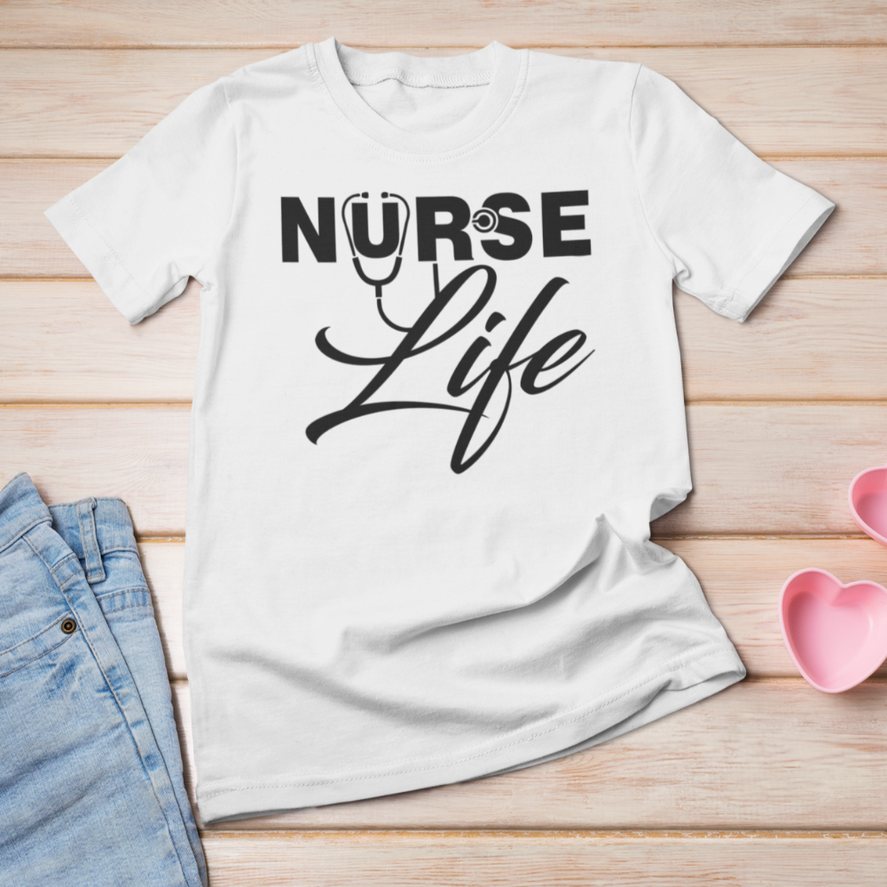 Nurse Life T-Shirt CNA life shirt Bella Canvas Softstyle T-Shirt - Wilson Design Group