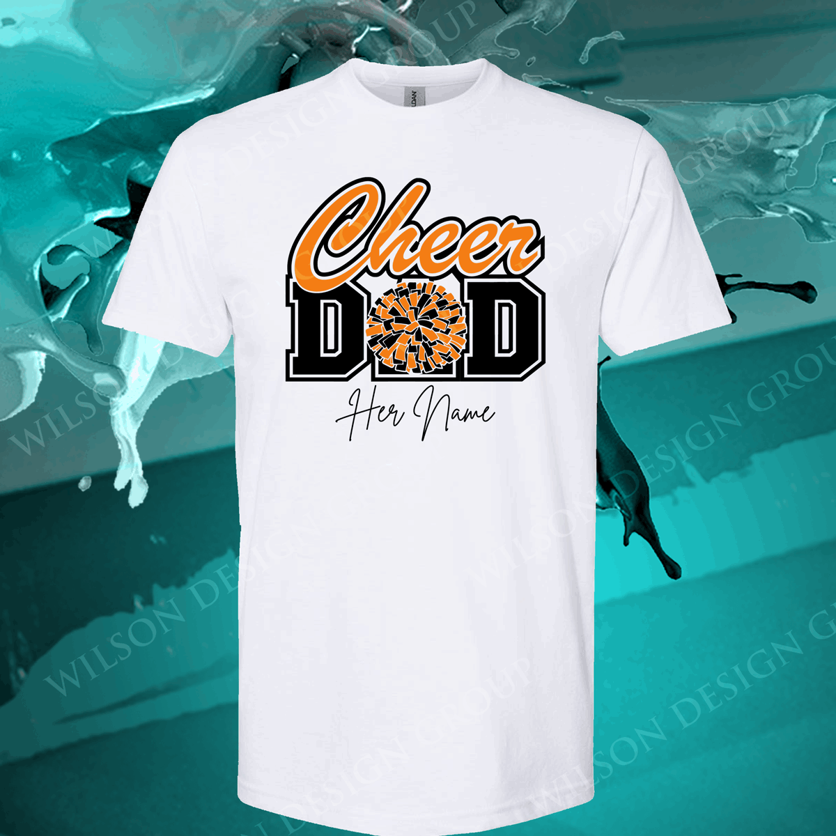 Cheer Dad T-Shirt - Wilson Design Group